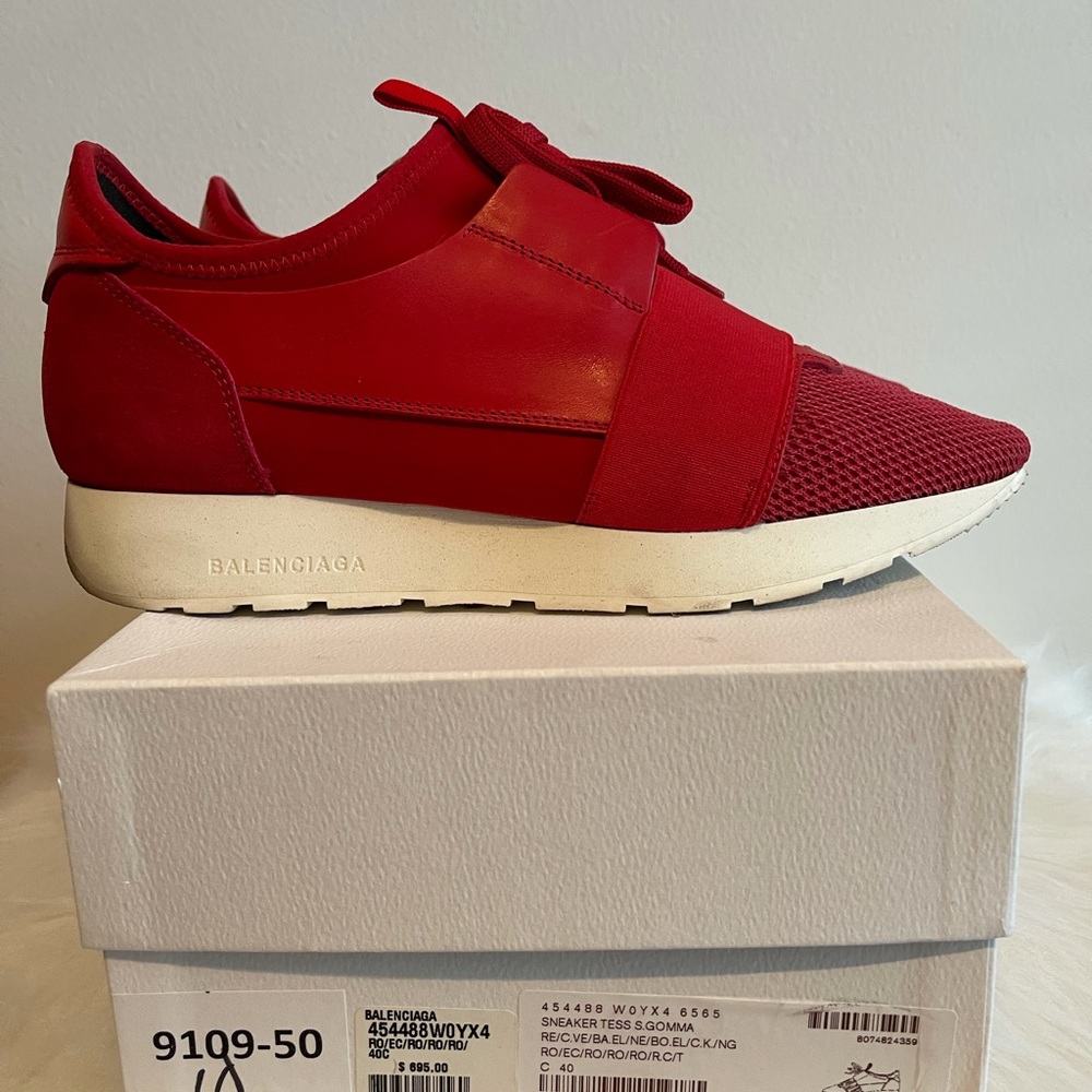 Balenciaga runner sneaker size 10